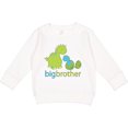thumbnail image 2 of Inktastic Happy Dinosaur New Big Brother Toddler Sweatshirt, 2 of 4