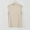 thumbnail image 4 of yillto Women's Sleeveless Pajamas Top Casual Sleepwear Soft Comfy Pjs Tank Tee Loungewear for Summer, 4 of 7