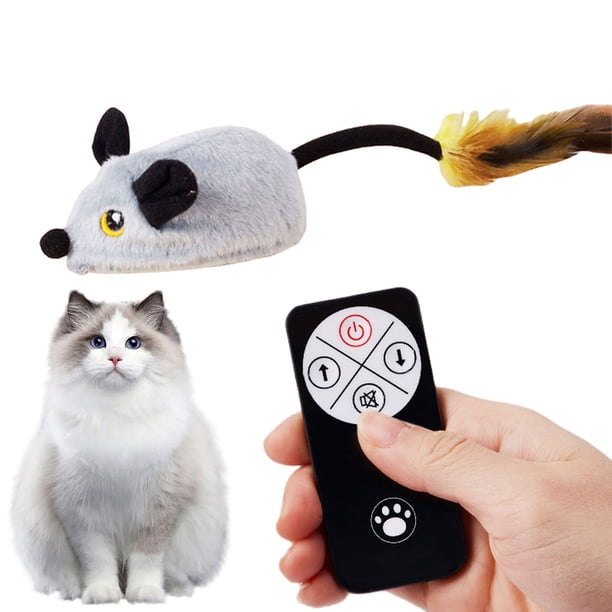 Toy Gato en Chillidos Ratón para Gatos Interactivos Juguete E Ejercicio