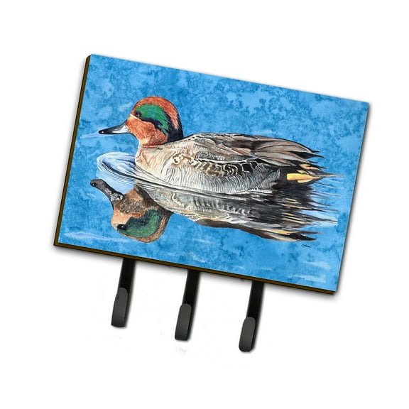 Teal Duck Leash or Key Holder