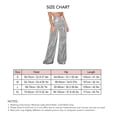 thumbnail image 4 of Pantalones casuales de mujer con lentejuelas brillantes, pierna ancha, cintura alta, pantalones largos rectos para todas las estaciones, 4 of 7