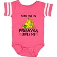 thumbnail image 3 of Inktastic Someone in Pensacola Loves Me Beach Vacation Boys or Girls Baby Bodysuit, 3 of 5