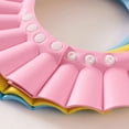 thumbnail image 3 of SHISUYAN Adjustable Ultra-light EVA Waterproof Baby Kids Shower Bathing Shampoo Hat Protector (Blue), 3 of 6