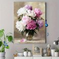 thumbnail image 4 of Peony Floral Canvas Wall Art 15.75x11.81 Inches, 4 of 8