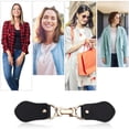 thumbnail image 2 of MasteelfCA 3pcs Clothing Hook Buckles Simple Overcoat Connectors Wind Coat Metal Buckles, 2 of 8