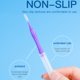 thumbnail image 5 of Soidarity 40 Uds. Cepillo interdental flexible Push-Pull cepillos de de plástico herramienta de higiene bucal de mano viaje doméstico amarillo Type2 NO2 Soidarity JJ24500-01B, 5 of 6