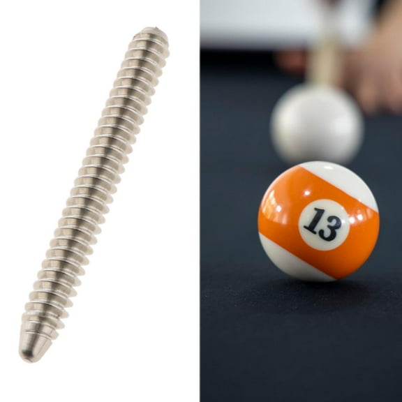 lacooooppia Billiard Stick Pool Cue A Joint Pin Stud Pool Cue Joint Screws Part Accessory Lightweight 3/8-10 Thread Billiards Accessories