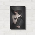 thumbnail image 3 of Luxe Metal Art 'Lady in Black' by Luxe Portfolio, Metal Wall Art, 12"x16", 3 of 9