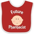 thumbnail image 3 of Inktastic Future Pharmacist Occupation Boys or Girls Baby Bib, 3 of 4