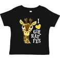 thumbnail image 3 of Inktastic I Love Giraffes Boys or Girls Toddler T-Shirt, 3 of 5