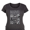 thumbnail image 3 of Marvel - Villain Grid - Maternity Scoop Neck Graphic T-Shirt, 3 of 5