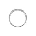 thumbnail image 2 of Solid 10k White Gold Men's Round Diamond Wedding Single Row Band Ring 1/4 Ct. - Size 11.5, 2 of 3