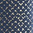 thumbnail image 2 of Navy Gold Cross Hatch Pattern Throw Pillow, 2 of 5