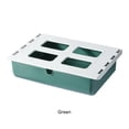thumbnail image 4 of Cajón de almacenamiento oculto Bewildely Caja organizadora duradera y elegante Verde 33*23.5*8.5 cm, 4 of 6
