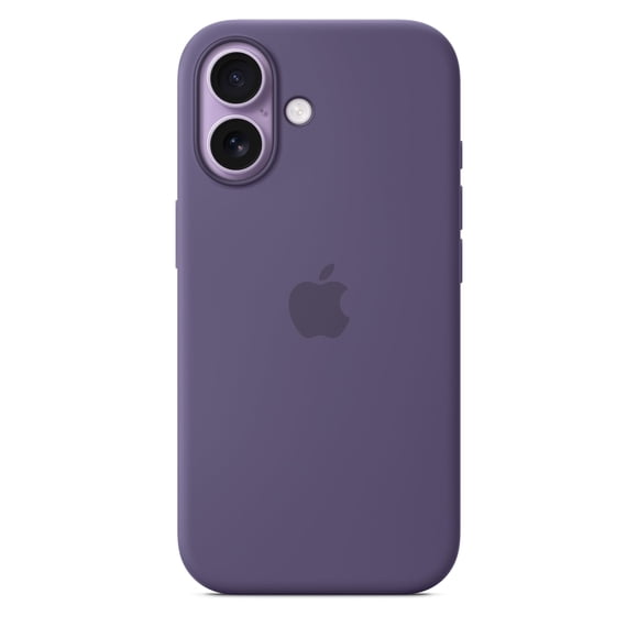 Funda de silicona para Apple iPhone 17 con MagSafe Purple Fog