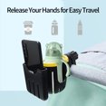 thumbnail image 6 of WLAGOOD Stroller Cup Holder with Phone Holder,Cup With Phone, Bike Cup, 2-in-1 Universal Cup Phone For Stroller, Bike, Wheelchair, Walker, Scooter, 6 of 7
