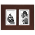 thumbnail image 2 of 3x5 Split Double Picture Frame LINEAR - Black Wood, 2 of 5