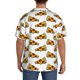 thumbnail image 3 of Balery Pizza Camisa Casual de Manga Corta con Botones para Hombre, Texturizada, Estilo Cubano, para Playa, Verano-Large, 3 of 5