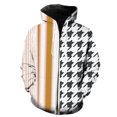 thumbnail image 1 of Sudadera con capucha y cremallera para hombre, estilo francés, a rayas, unisex, para adolescentes, moda de gran tamaño, primavera, con estampado 3D, estilo Harajuku, con capucha, 1 of 6