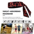 thumbnail image 4 of NIBOLOG Sports Headband for Men Women Sweat Absorption & Breathable Workout Headbands Wide Edge Soft Printed Sweatband for Yoga Running Cycling Basketball Gym Fitness, 4 of 8