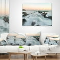 thumbnail image 3 of Designart 12" x 20" Multi-color Sea Shore Polyester Throw Pillow, 3 of 5