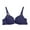 Blue, variant on XFLWAM Bras for Women Full Coverage Push Up Pack Seamless Bras Everyday Adjustable Wire Free Breathable Bra