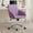 Lilac, variant on Modern Office Chair,Adjustable Arm Chair Computer Chair with Wheels,Swivel Vanity Chair for Living Room,Purple