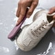 thumbnail image 1 of Cepillo de lavado de calzado largo de mango morado, cepillo de calzado de cerdas suaves, herramienta multifuncional para el hogar para limpiar zapatos, no abrasivo, cepillo pequeño, cepillo de limpiez, 1 of 6