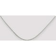 thumbnail image 5 of Sterling Silver 2mm Beveled Oval Cable Chain (16 X 2) Made In India qca060-16, 5 of 5