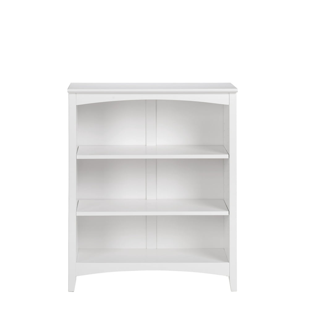 Shaker Style Bookcase 36"H White Finish