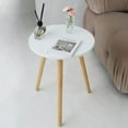 thumbnail image 2 of Round End Table for Living Room - Small Space Accent Table, 2 of 8