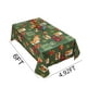 thumbnail image 3 of Mantel rectangular navideño de 1,5 x 1,8 m, lavable a máquina, de microfibra, decorativo, para banquetes y fiestas., 3 of 6