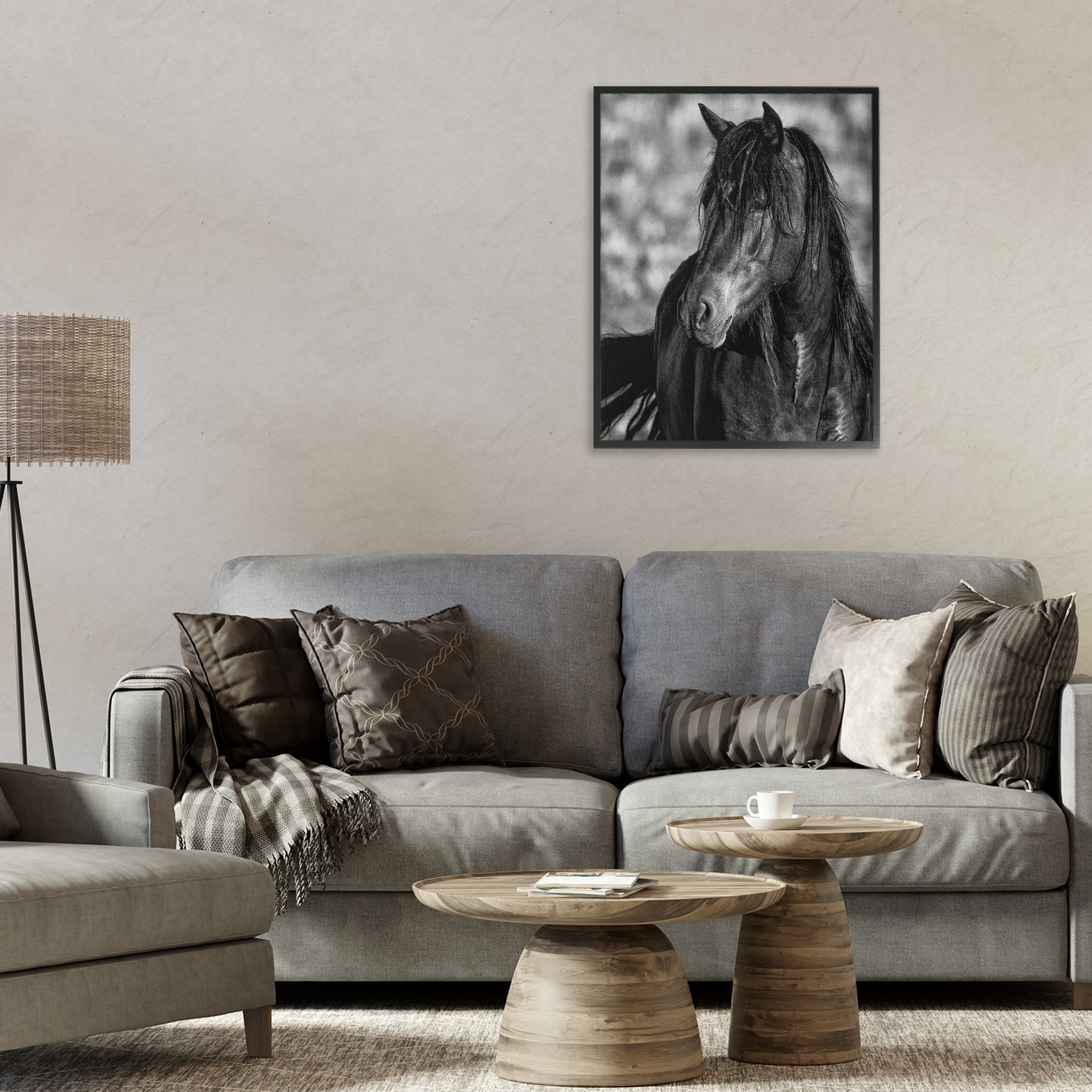Stupell Industries Beauty In Black Black Framed Giclee Art, design by Tim West