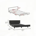thumbnail image 5 of Kaia Twin Bed Base with Headboard - Black, 441 LB Capacity, 5 of 6