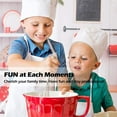 thumbnail image 7 of Novelty Place Kid's Apron with Chef Hat Set (3 Set) - Cooking, Baking, Painting Wear Kid's Size Polyester (White), 7 of 7