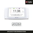 thumbnail image 6 of IQAir Air Quality Monitor Indoor, White, Swiss Design, Professional Grade,1 Count per Pack, Assembled Product Height 3.5 in, 6 of 9