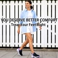 thumbnail image 3 of BROYON Womens Walking Shoes Slip on Air Running Shoes Fashion Sneakers Casual Fitness Gym Jogging Workout Ladies Nursing Work Easy Put On Athletic Purple US 8.5, 3 of 9