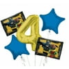 Legos Batman 4th Birthday Party Balloons Decoration Supplies Fourth