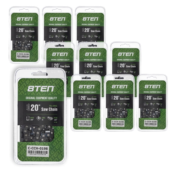 Full Chisel Chainsaw Chain 20 inch .050 .325 81DL for Stihl MS 261 270 10 Pack 810-CCC2310H