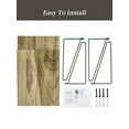 thumbnail image 3 of Afuly Floating Shelves Deep Wall Shelf , Wall Mounted Large Storage Wood Shelf Rustic for Home Decor, Set of 2, 16 inch Floating Shelf for Living Room, Bathroom, Bedroom, Kitchen, 3 of 9