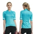thumbnail image 6 of Santic Womens Cycling Jersey Shorts Sleeve Bicycle Jersey Bike Jersey Biking Tops, 6 of 8