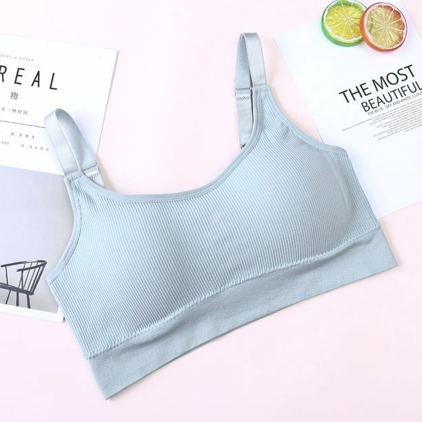 Top Seamless Women's Bras Fashion Top Support Show Small Comfortable No  Steel Ring Underwear Yoga Fitness Sleep Vest Top – the best products in the  Joom Geek online store