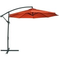 thumbnail image 6 of Sunnydaze 95" Beige Solid Octagon Cantilever Umbrella with Base Plates, 6 of 11