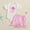 w93# Pink65, variant on Wuxian Baby Girl Birthday Outfit Romper Short Sleeve Round Neck One Years Old Tshirt Jumpsuit And Plaid Ruffled Shorts 1St First Birthday 2 Piece Clothes Sets,Pink,6-12 Months
