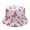 Pink, variant on Butterfly Print Fisherman Hat Summer Cotton Double-sided Outdoor Bucket Sun Cap