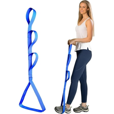 42 Inch Leg Lifter, Leg Lifter After Hip Replacement, Leg Lifter for After Knee Surgery, Leg Lifter Strap Rigid with Multi Loops, Leg Lifters Getting Legs in and Out of Bed, Car, Couch, Wheelchair