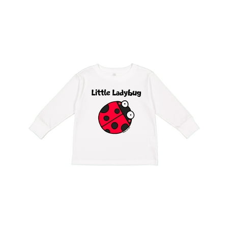 

Inktastic LITTLE LADYBUG Gift Toddler Boy or Toddler Girl Long Sleeve T-Shirt