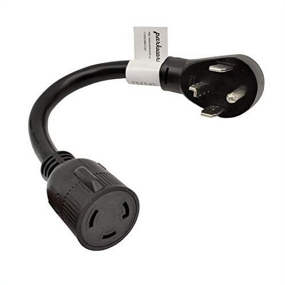 Parkworld 61230 Adapter Cord NEMA 14-30P to L5-30R, 30A 1FT (Output 125V)