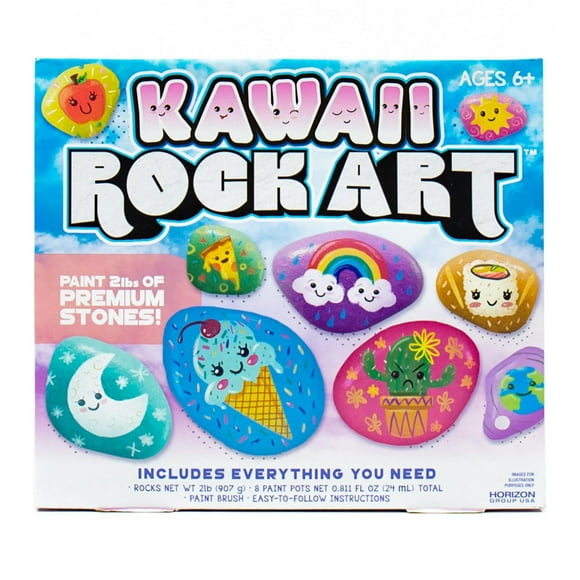 Art Peinture Galets Kawaii