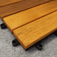 thumbnail image 3 of Tava Home – Piso de Madera para Exterior (Caja con 10 Piezas de 30x30 cm) | Deck Modular de Madera Acacia para Jardín, Terraza o Regadera | Fácil de Instalar, Resistente a Agua y Clima, 3 of 6
